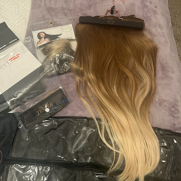 BELLAMI GUY TANG BALAYGE 22 INCH CLIP IN EXTENSIONS 💕 - Picture 3 of 4